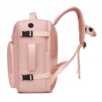 Kono BPK2601 40×20×30 cm pink travel backpack – rear view