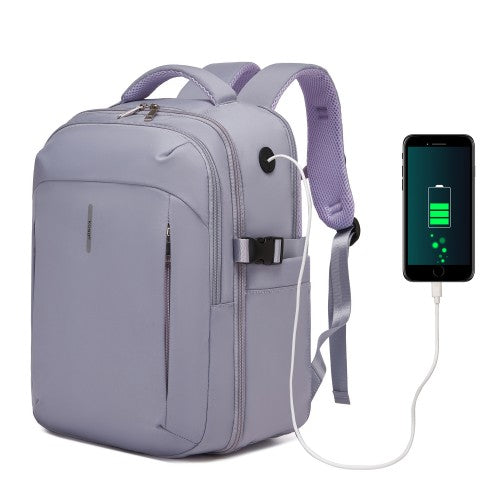 Kono BPK2602 40×30×20 cm purple backpack – front view