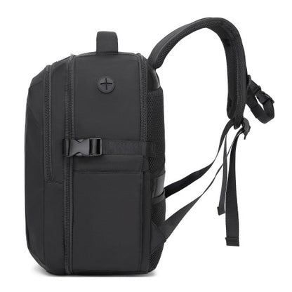 Kono BPK2602 40×30×20 cm black backpack – rear view