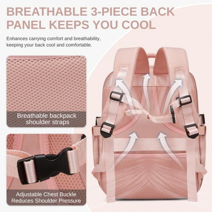 Kono BPK2602 40×30×20 cm pink backpack – detail view 9