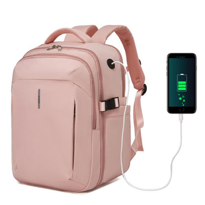 Kono BPK2602 40×30×20 cm pink backpack – front view
