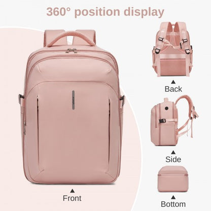 Kono BPK2602 40×30×20 cm pink backpack – detail view 6