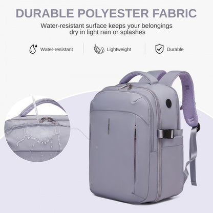 Kono BPK2602 40×30×20 cm purple backpack – detail view 10