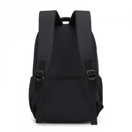 Kono BPK2605 black backpack – detail view 4