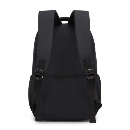 Kono BPK2605 black backpack – detail view 4