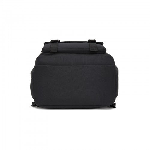 Kono BPK2605 black backpack – detail view 5