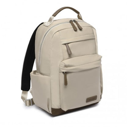 BPM2431 - Miss Lulu Stylish Backpack with Laptop Sleeve and Multiple Pockets and Trolley Sleeve