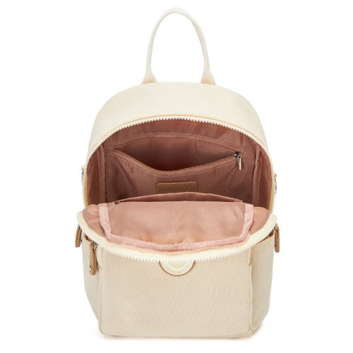 Miss Lulu BPM2451 beige backpack – detail view 7