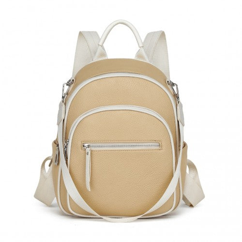 Miss Lulu BPM2453 yellow backpack – front view