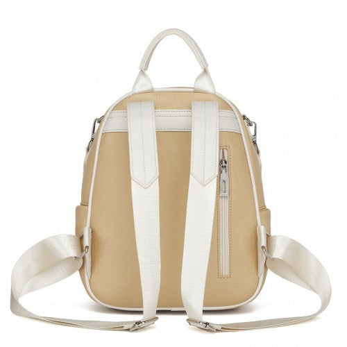 Miss Lulu BPM2453 yellow backpack – detail view 4