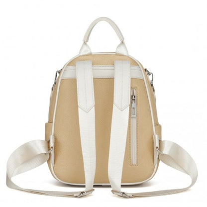 Miss Lulu BPM2453 yellow backpack – detail view 4