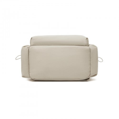 Miss Lulu BPM2610 beige backpack – detail view 4