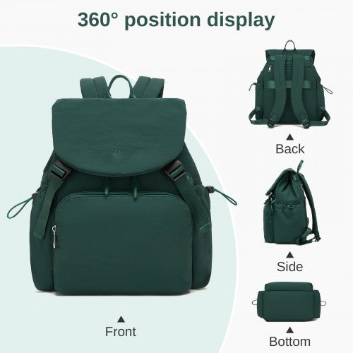 Miss Lulu BPM2610 green backpack – detail view 6