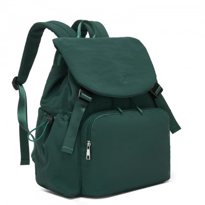 Miss Lulu BPM2610 green backpack – front view