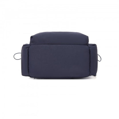 Miss Lulu BPM2610 navy backpack – detail view 4