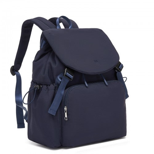 Miss Lulu BPM2610 navy backpack – front view