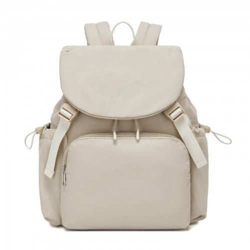 Miss Lulu BPM2610 beige backpack – side view