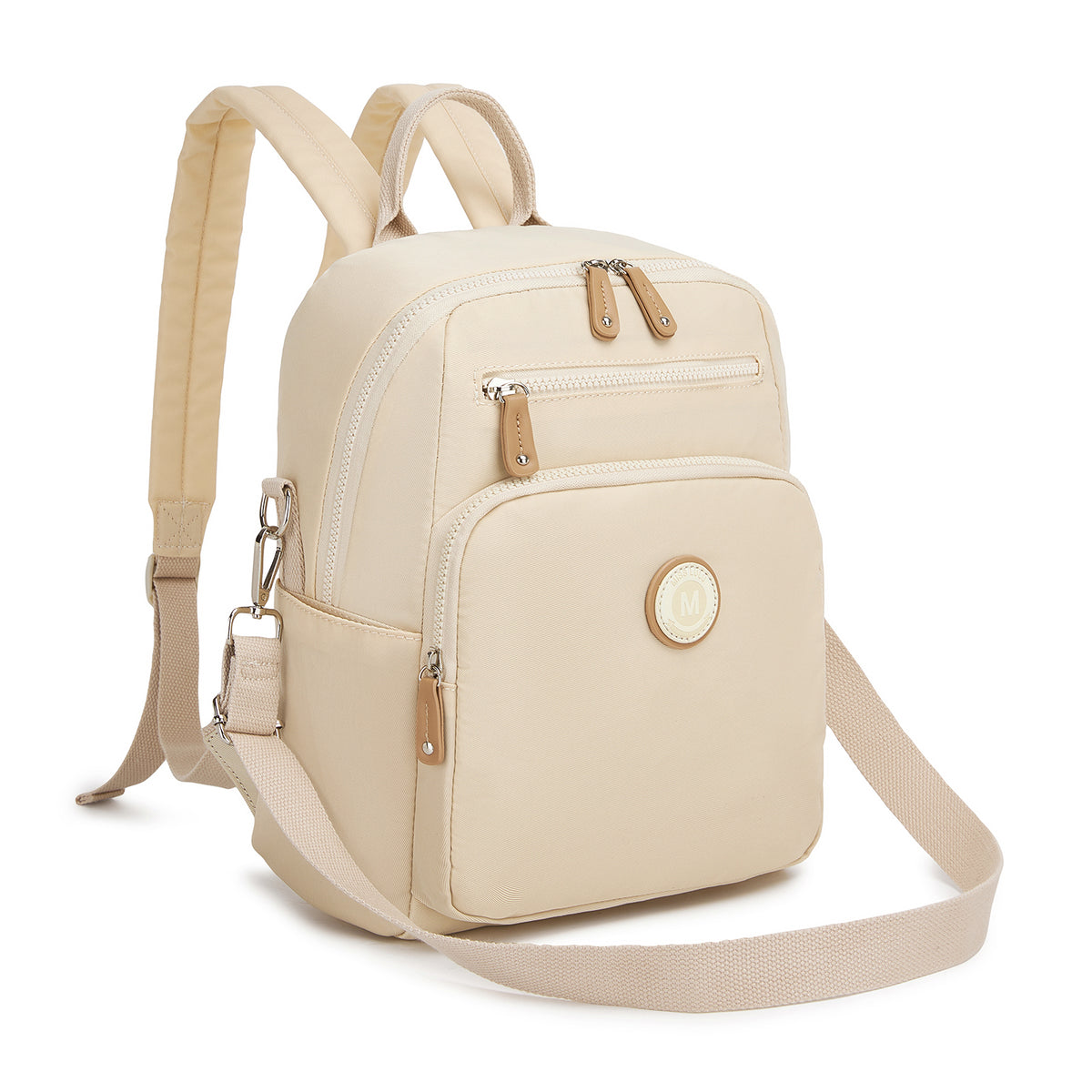 BPM2617 - Miss Lulu Women's Water-Resistant Convertible Backpack, Shoulder and Crossbody Bag
