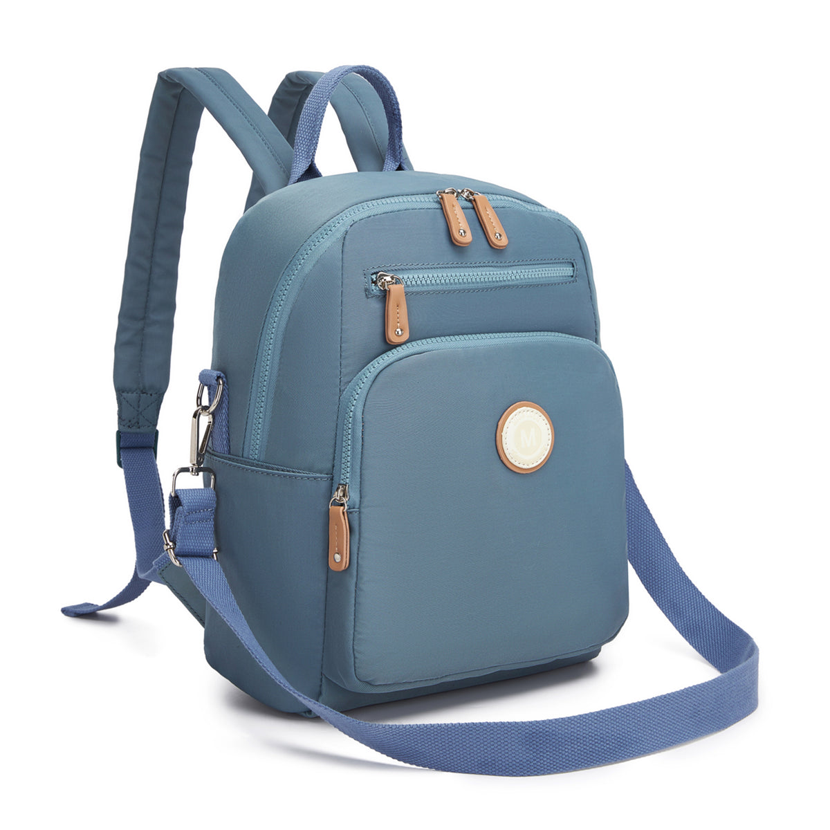 BPM2617 - Miss Lulu Women's Water-Resistant Convertible Backpack, Shoulder and Crossbody Bag