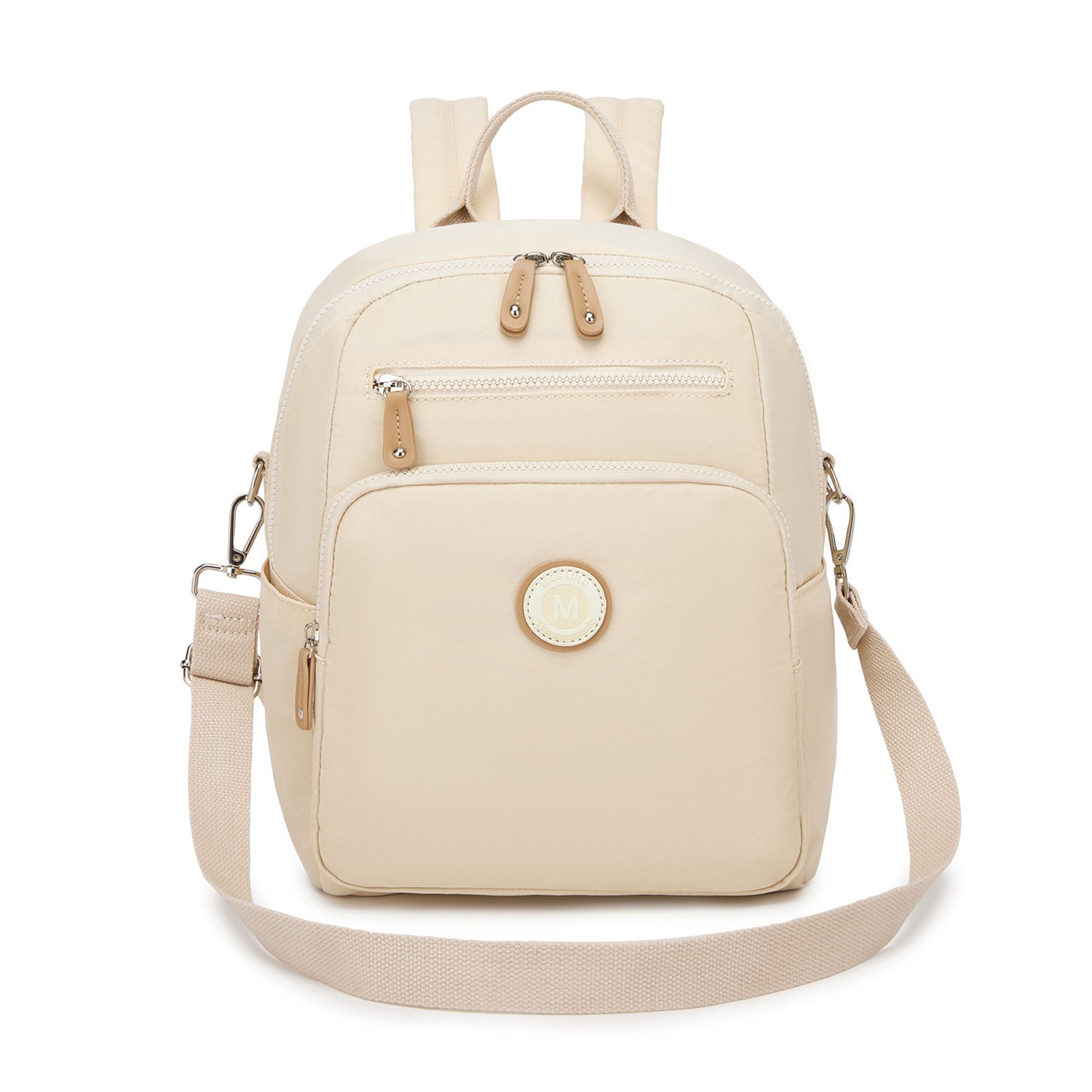 BPM2617 - Miss Lulu Women's Water-Resistant Convertible Backpack, Shoulder and Crossbody Bag