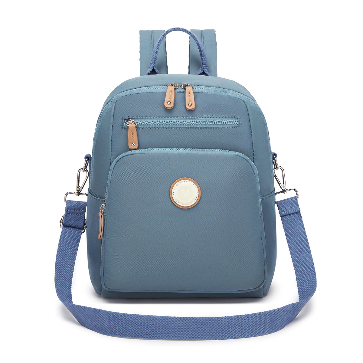 BPM2617 - Miss Lulu Women's Water-Resistant Convertible Backpack, Shoulder and Crossbody Bag