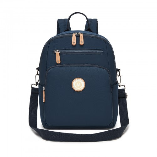 BPM2617 - Miss Lulu Women's Water-Resistant Convertible Backpack, Shoulder and Crossbody Bag