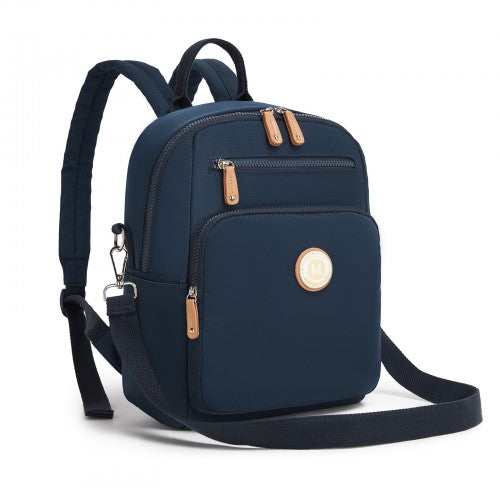 BPM2617 - Miss Lulu Women's Water-Resistant Convertible Backpack, Shoulder and Crossbody Bag