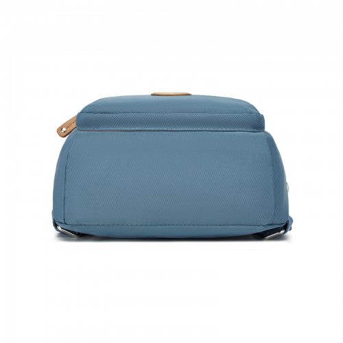 Miss Lulu BPM2651 blue backpack – detail view 5