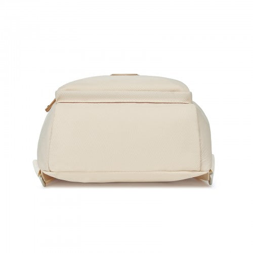Miss Lulu BPM2651 beige backpack – detail view 5