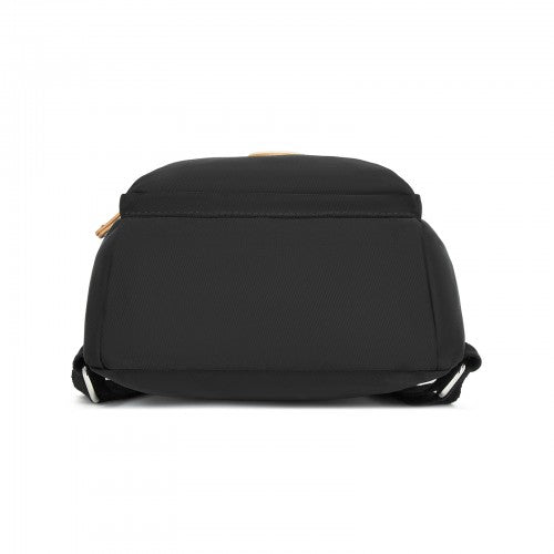 Miss Lulu BPM2651 black backpack – detail view 5