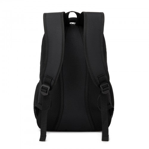 BPN2607 black laptop backpack – detail view 4