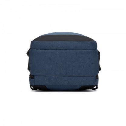 BPN2607 navy laptop backpack – detail view 5