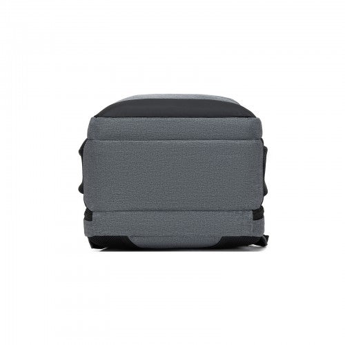 BPN2607 grey laptop backpack – detail view 5