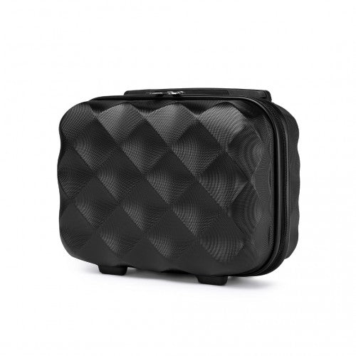 British Traveller K2395L 13-inch black vanity case – detail view 13