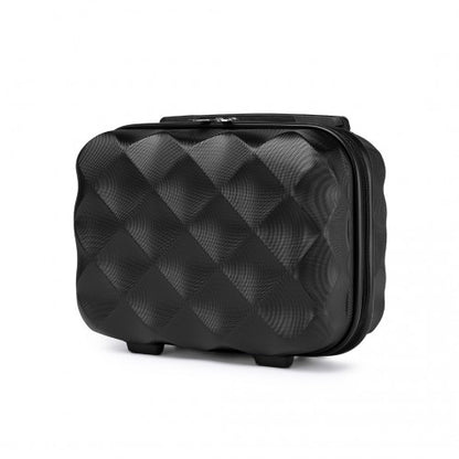 British Traveller K2395L 13-inch black vanity case – detail view 13