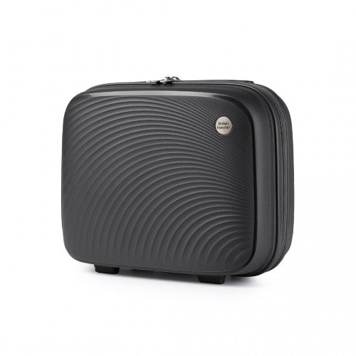 British Traveller K2393L 14-inch black vanity case – detail view 14
