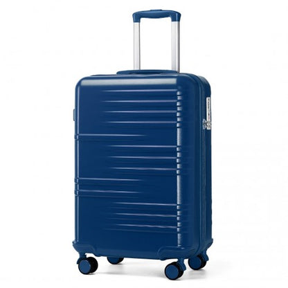 British Traveller K2391L 20-inch navy suitcase – detail view 20