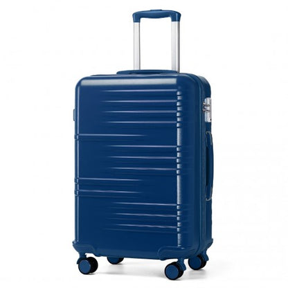 British Traveller K2391L 24-inch navy suitcase – detail view 24