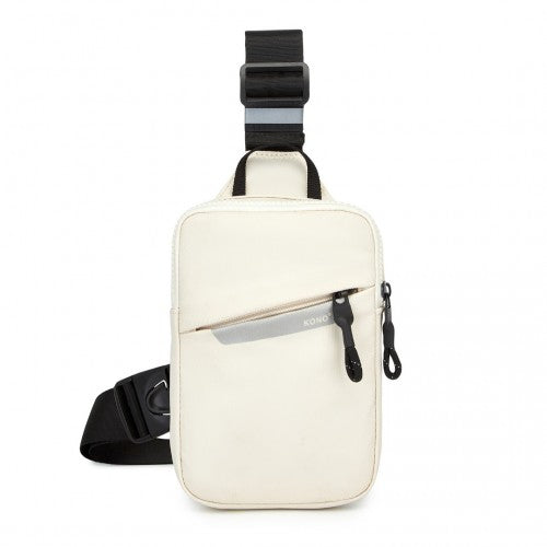 Kono CEK2445 beige crossbody bag – front view