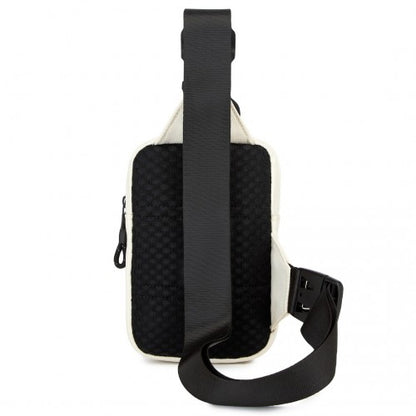 Kono CEK2445 beige crossbody bag – rear view