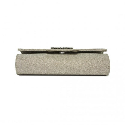 Miss Lulu CLM2461 gold clutch bag – detail view 5