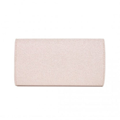 Miss Lulu CLM2461 pink clutch bag – detail view 4