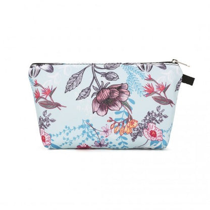 COM2443 - Miss Lulu Multi-Functional Charming Print Cosmetic Bag & Storage Bag for Travel and Everyday Use - Red And Blue