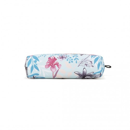 COM2443 - Miss Lulu Multi-Functional Charming Print Cosmetic Bag & Storage Bag for Travel and Everyday Use - Red And Blue