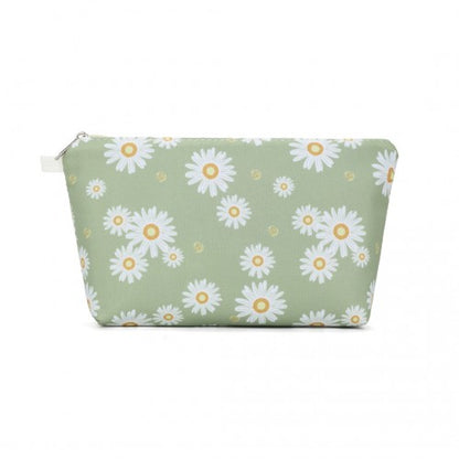COM2443 - Miss Lulu Multi-Functional Charming Print Cosmetic Bag & Storage Bag for Travel and Everyday Use - Green