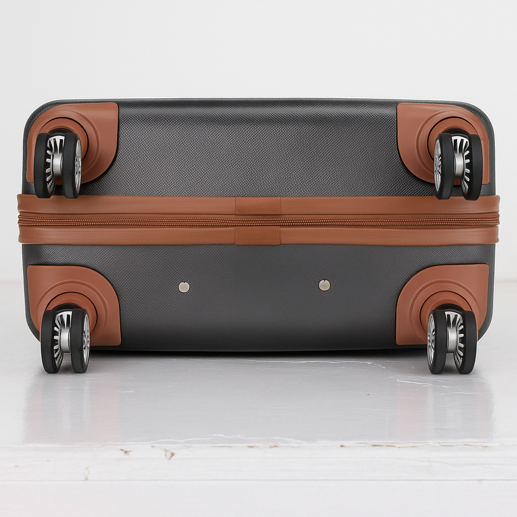 Eagle Lightweight Wheeled Luggage – Durable ABS Carry-On for Seamless Check-In and On-the-Go Adventures Charcoal