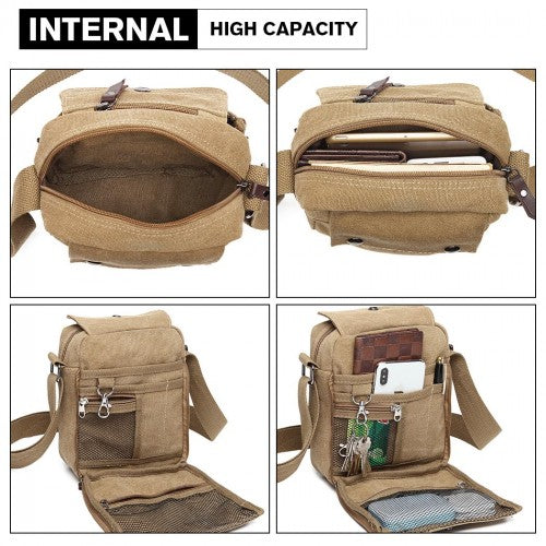 E1971 - Kono Multi Pocket Cross Body Shoulder Bag