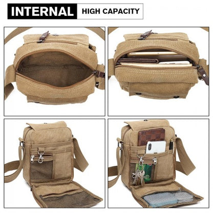 E1971 - Kono Multi Pocket Cross Body Shoulder Bag