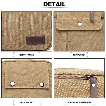 E1971 - Kono Multi Pocket Cross Body Shoulder Bag
