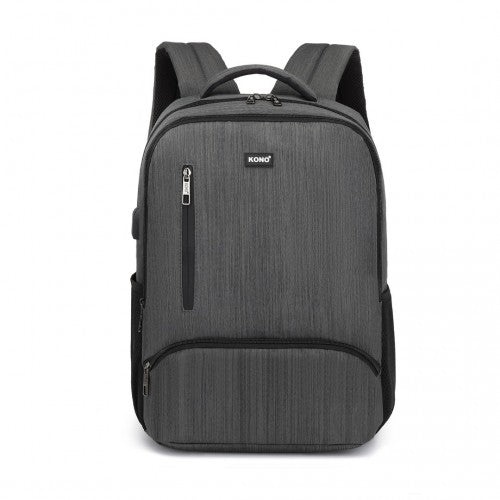 E1978 - Kono Multi Compartment Backpack with USB Connectivity